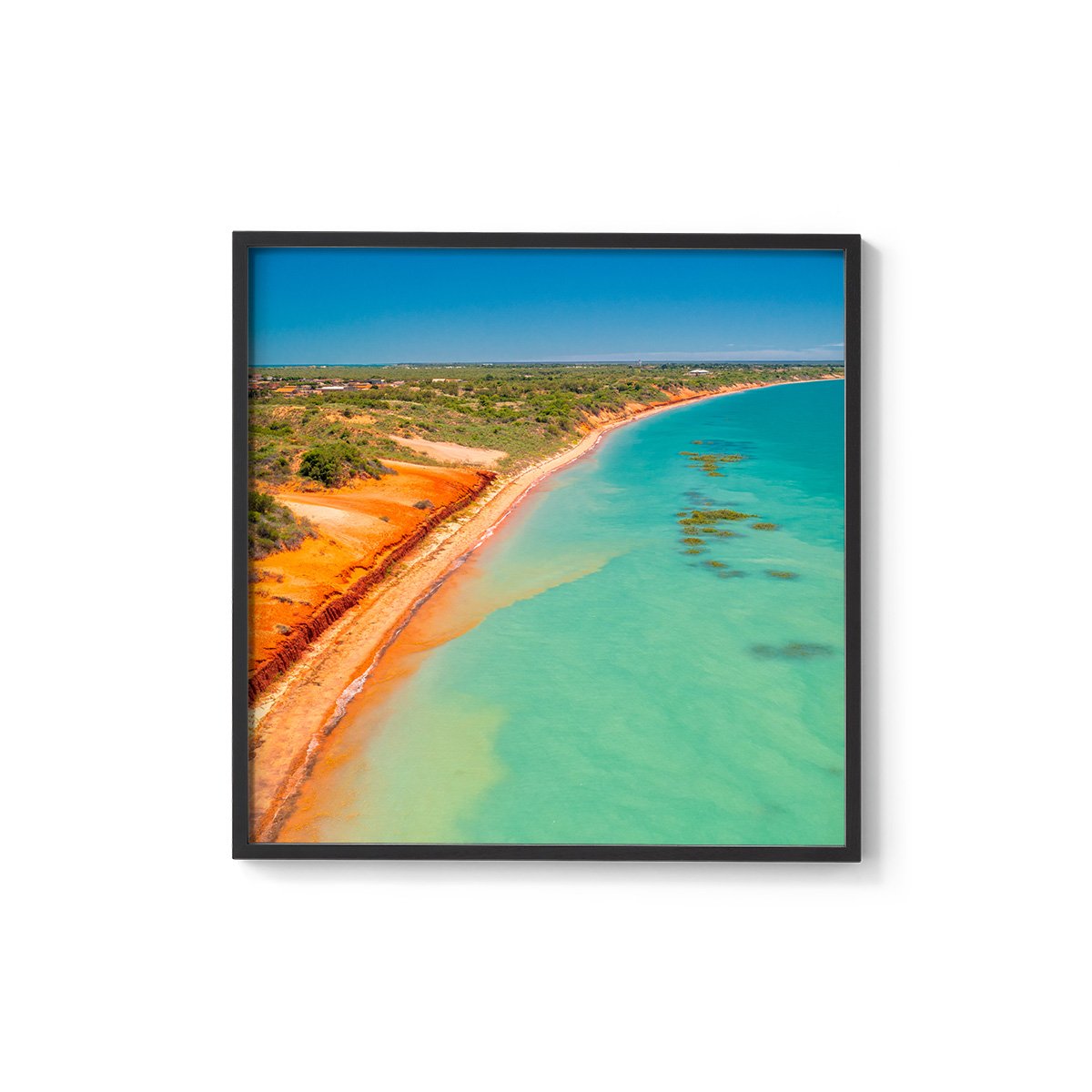 Roebuck Bay Broome - Square Framed Print