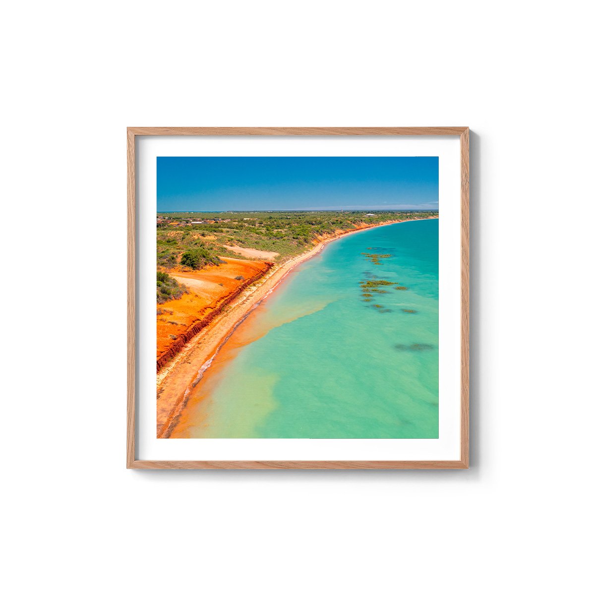 Roebuck Bay Broome - Square Framed Print