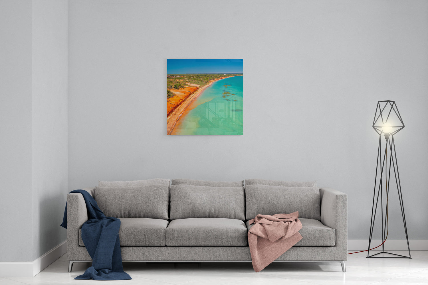 Roebuck Bay Broome - Square Acrylic Print