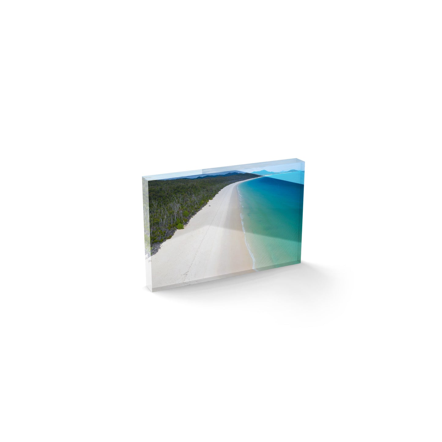 Whitehaven Beach and Forest View - Acrylic ICE Block