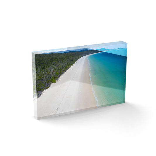 Whitehaven Beach and Forest View - Acrylic ICE Block