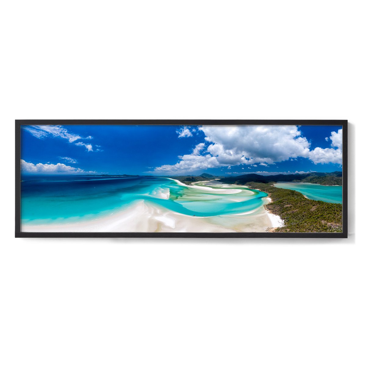 Hill Inlet, Whitsunday Island - Panoramic Framed Print