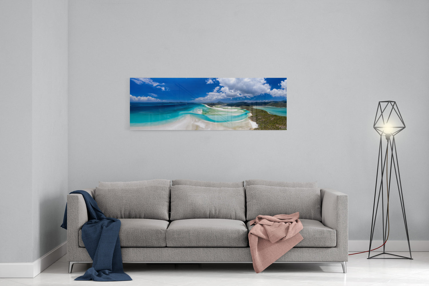 Hill Inlet, Whitsunday Island - Panoramic Acrylic Print