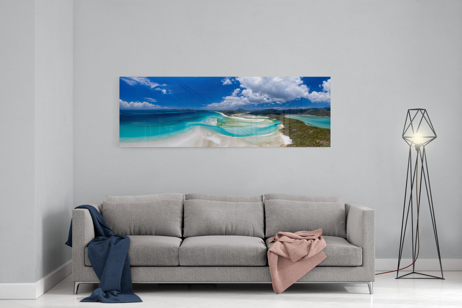 Hill Inlet, Whitsunday Island - Panoramic Acrylic Print