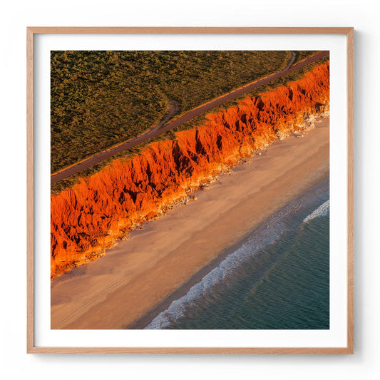 James Price Point Sunset #1 - Square Framed Print