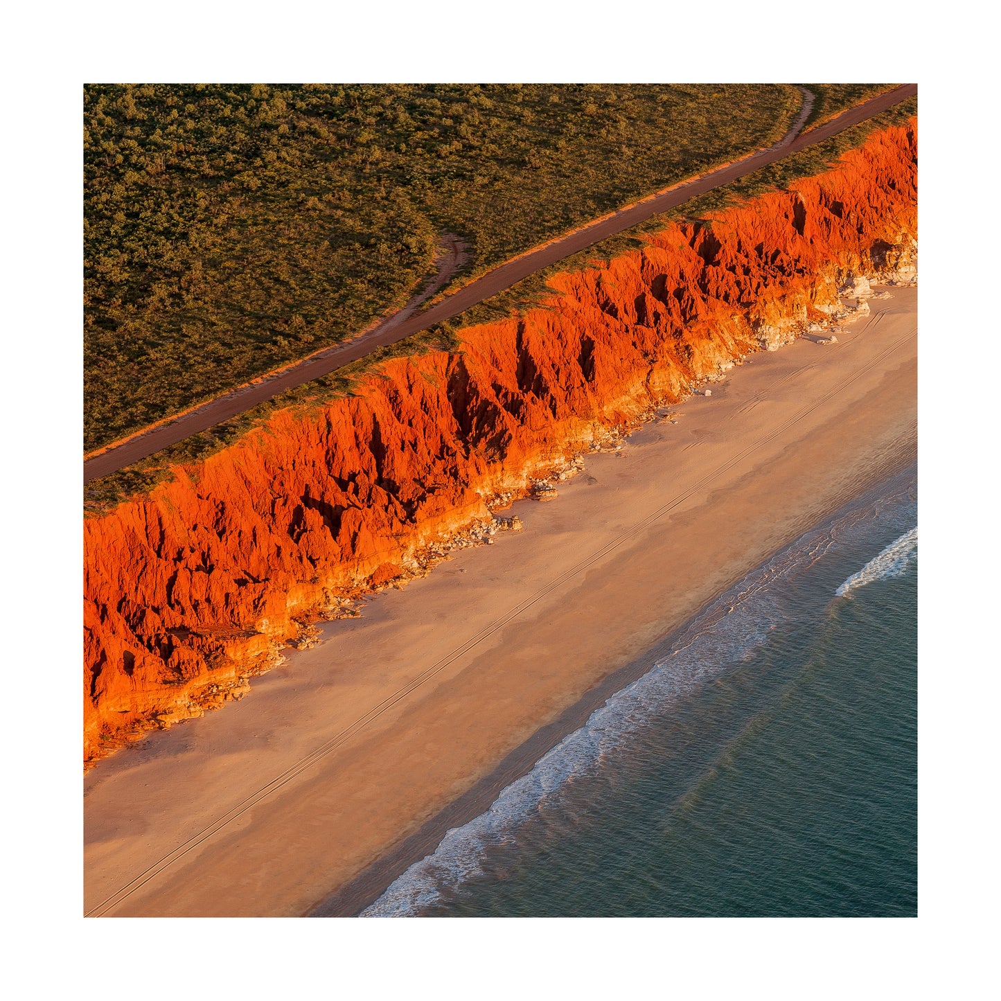 James Price Point Sunset #1 - Square Acrylic Print