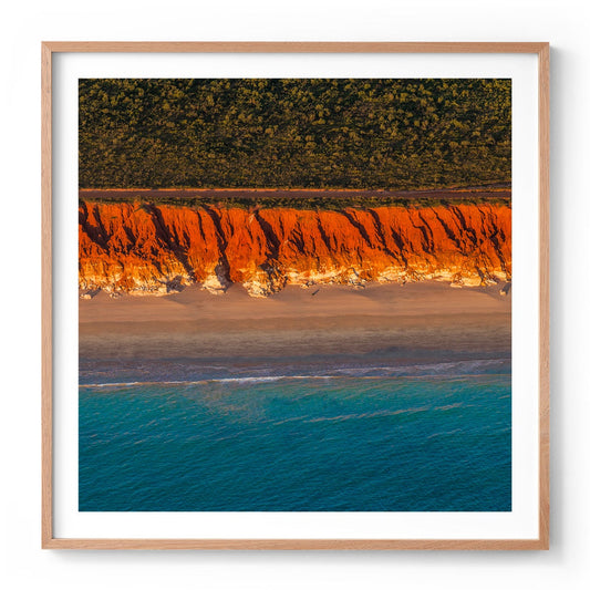 James Price Point Sunset #2 - Square Framed Print