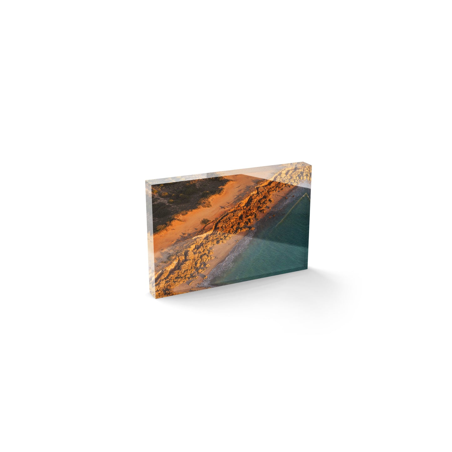 Barred Creek Seawall Sunset - Acrylic ICE Block