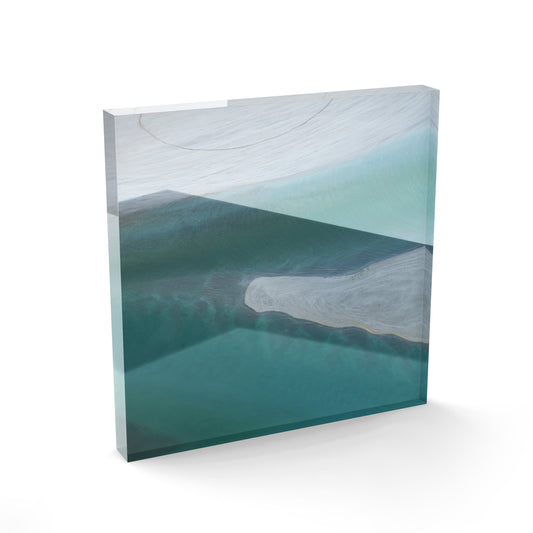 Willie Creek Sandbar - Square Acrylic ICE Block