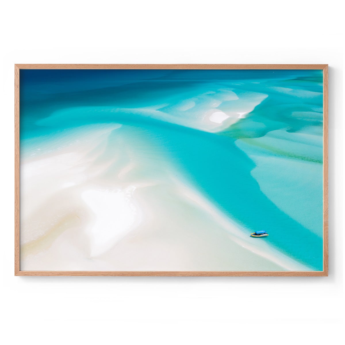 Hill Inlet Oceanrafting - Framed Print