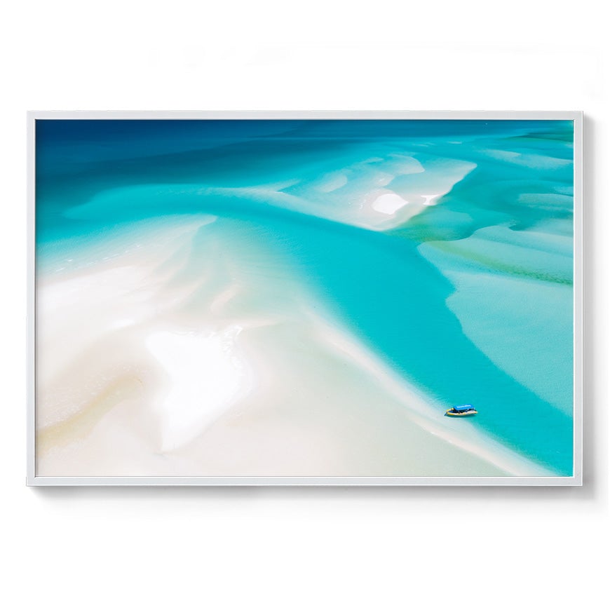 Hill Inlet Oceanrafting - Framed Print