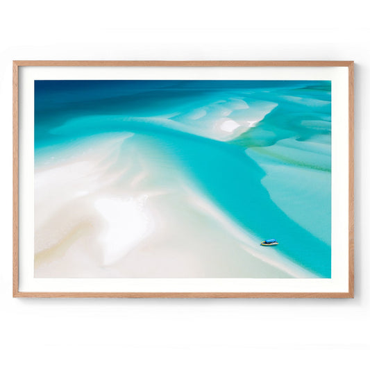 Hill Inlet Oceanrafting - Framed Print