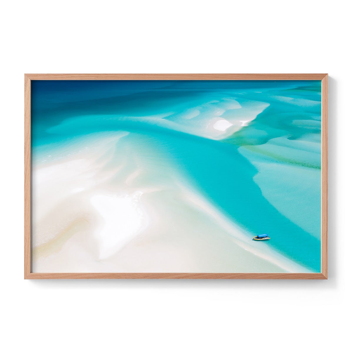 Hill Inlet Oceanrafting - Framed Print