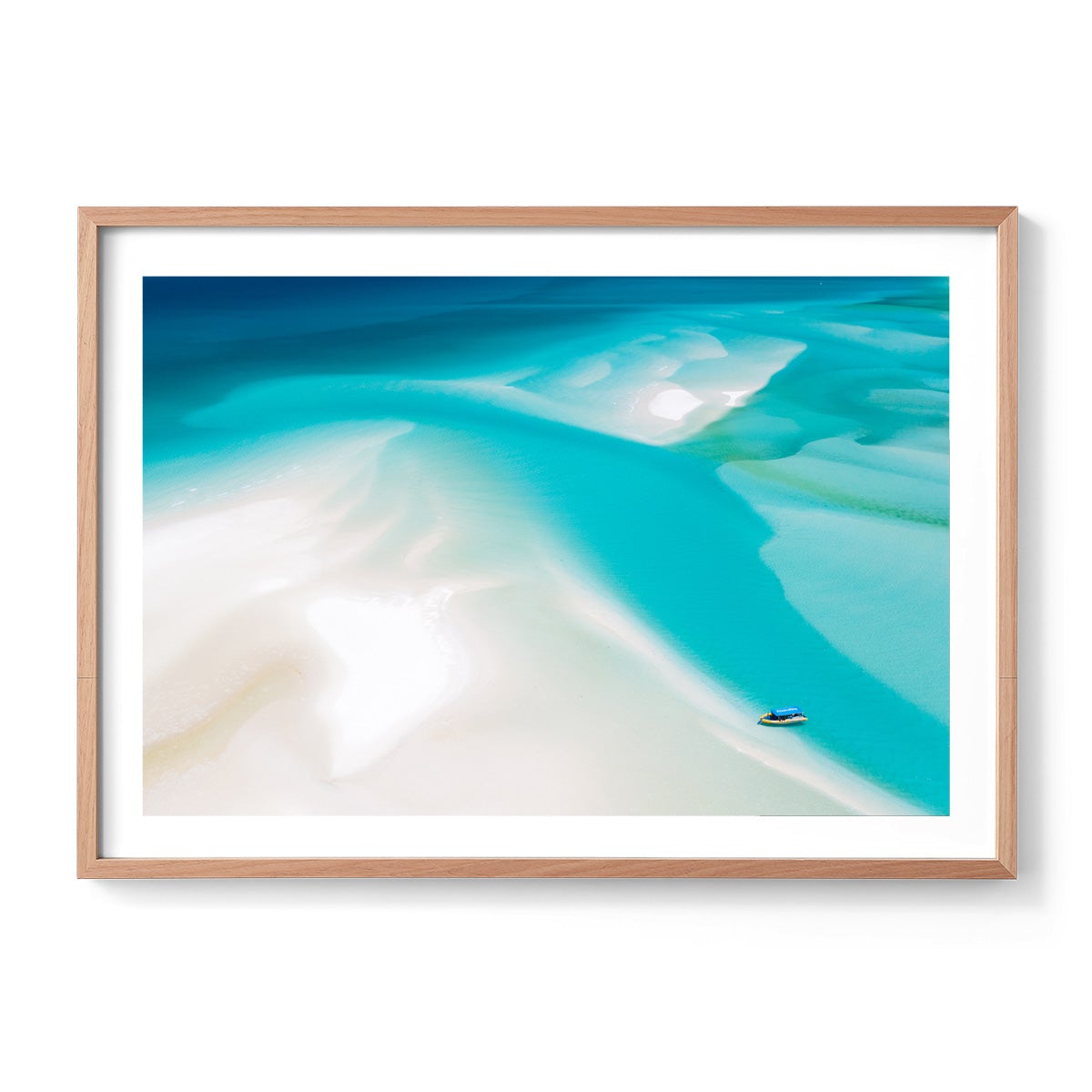 Hill Inlet Oceanrafting - Framed Print