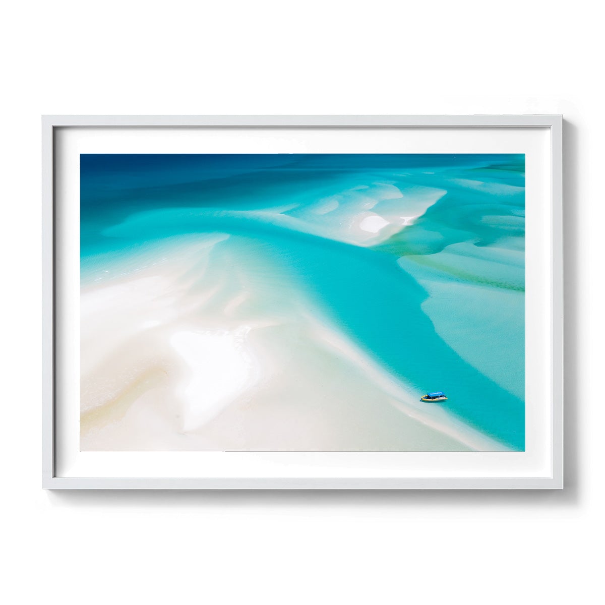 Hill Inlet Oceanrafting - Framed Print