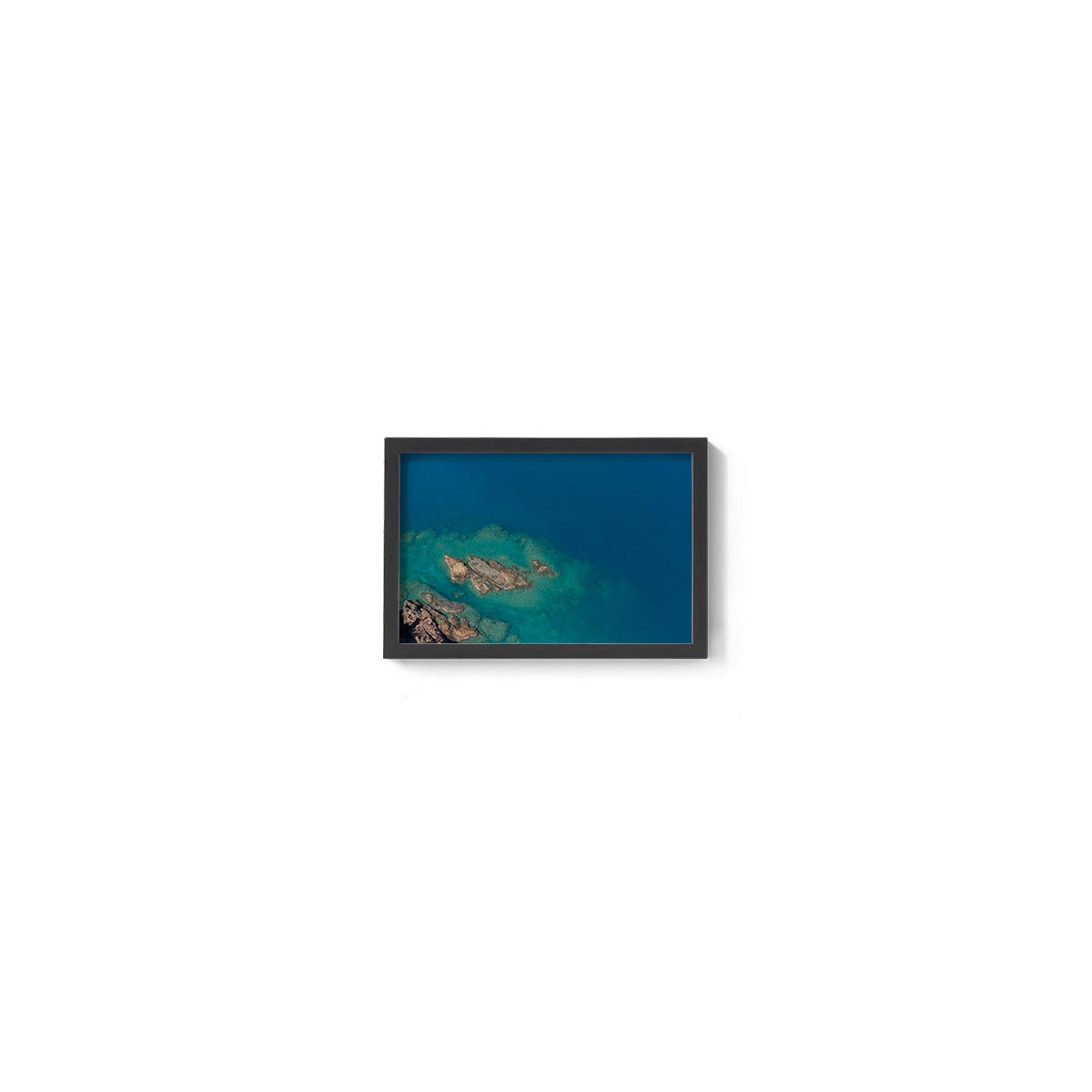 Langford Island Fringe Reef Abstract #1 - Framed Print