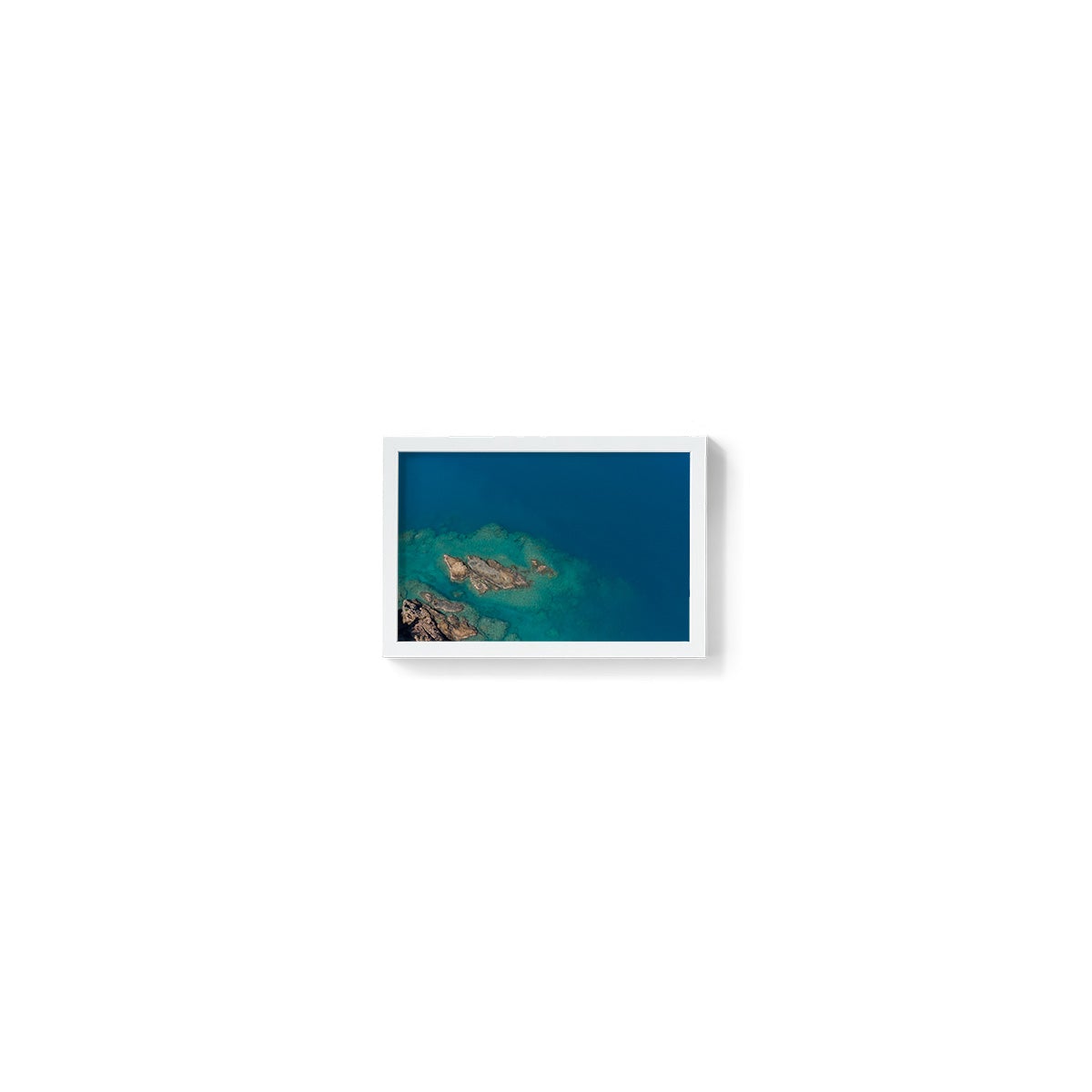 Langford Island Fringe Reef Abstract #1 - Framed Print