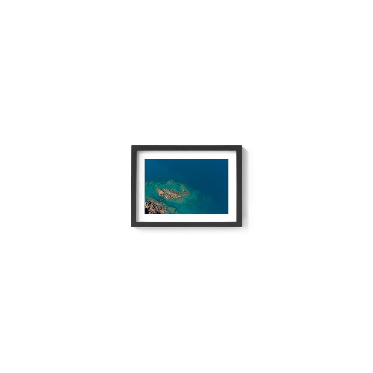 Langford Island Fringe Reef Abstract #1 - Framed Print