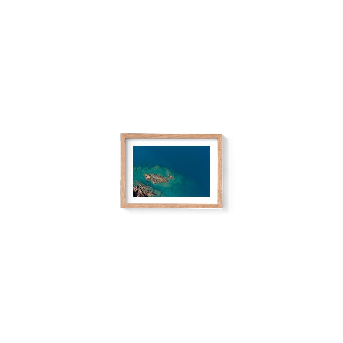 Langford Island Fringe Reef Abstract #1 - Framed Print