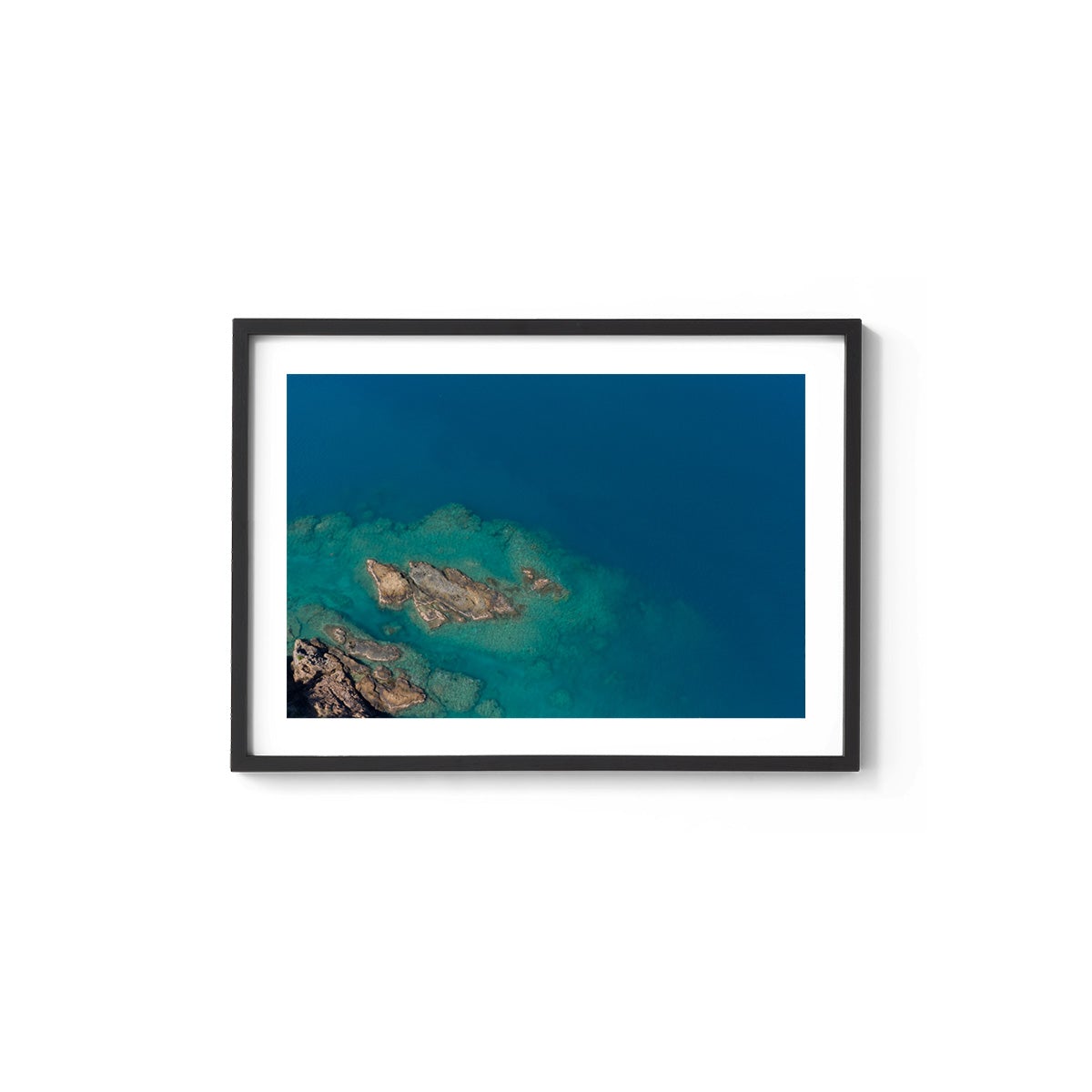 Langford Island Fringe Reef Abstract #1 - Framed Print