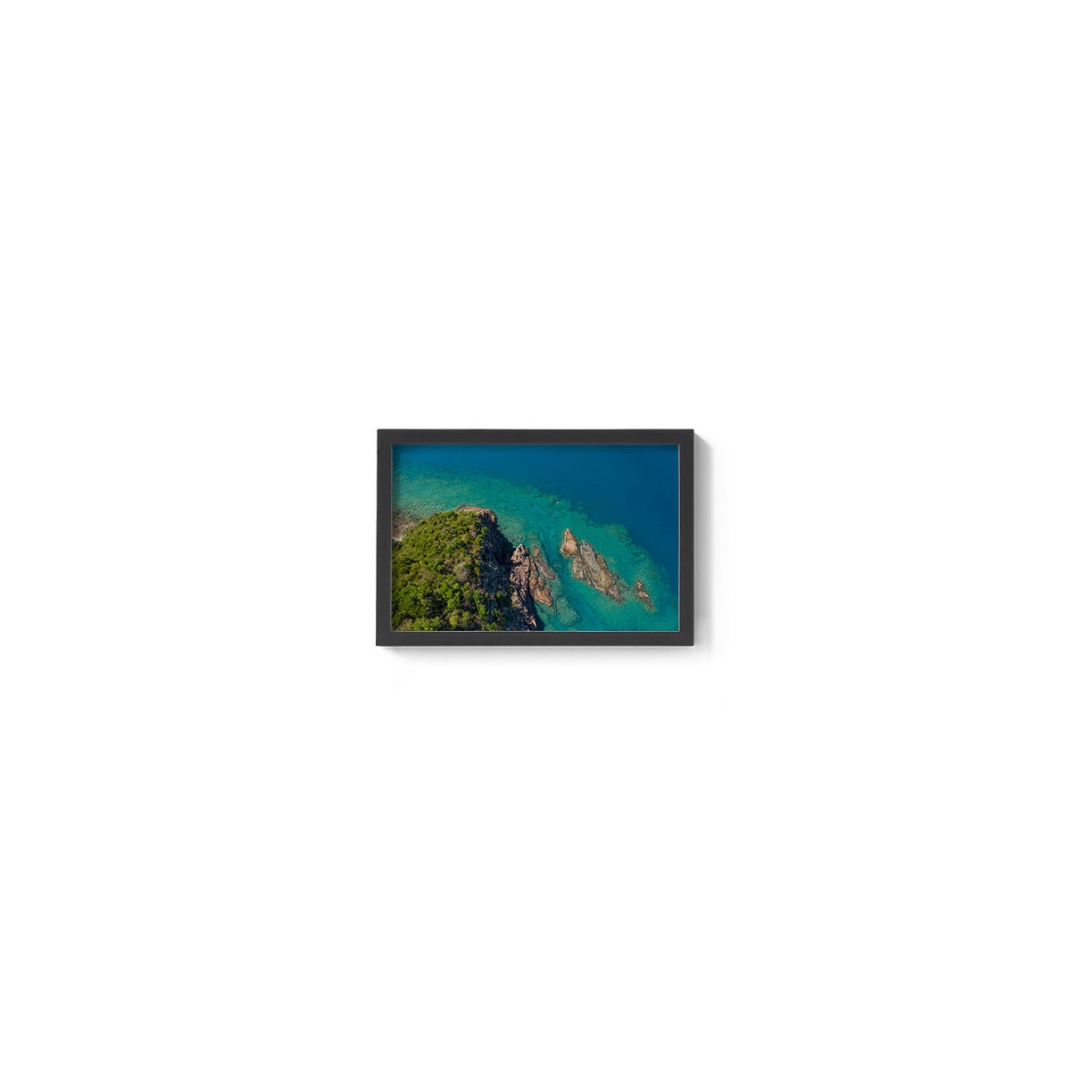 Langford Island Fringe Reef Abstract #2 - Framed Print