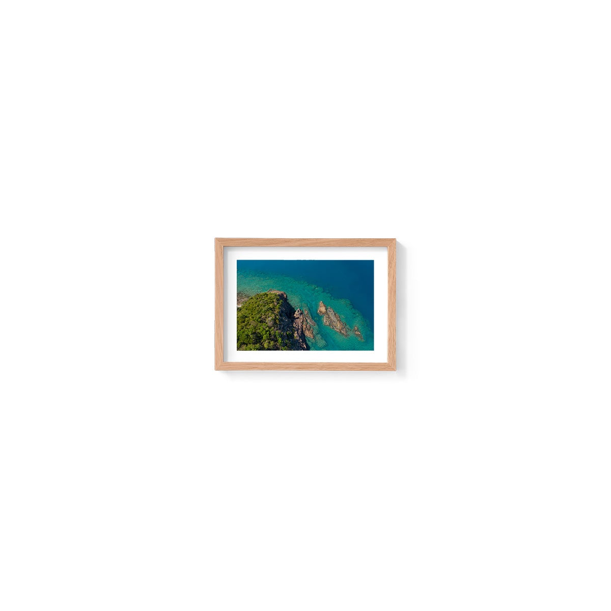 Langford Island Fringe Reef Abstract #2 - Framed Print